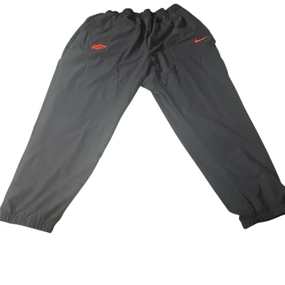 Nike OSU Oklahoma State Football Team Issued Joggers 3XL Black Dri Fit - Picture 2 of 8